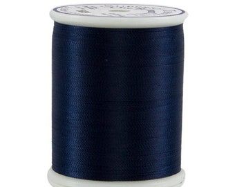 Dark Blue #609 - The Bottom Line 60wt Polyester by Superior Threads - 1420 yds