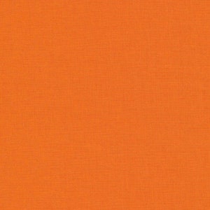 Kona Cotton Solid - Kumquat - HALF YARD - Robert Kaufman Fabrics K001-410