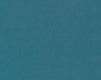 Kona Cotton Solid - Teal Blue (K001-1373) from Robert Kaufman by the HALF YARD