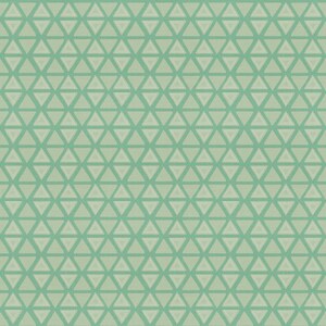 May include: A seamless pattern of overlapping triangles in shades of green and white. The triangles are arranged in a repeating pattern, creating a geometric design.