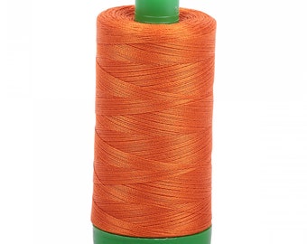 Aurifil Mako 40 wt Cotton Thread - 1094 yds - Orange (2235)