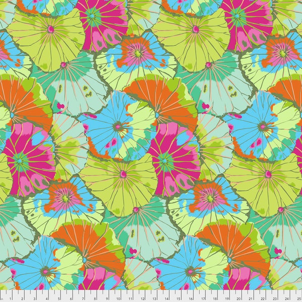 Lotus Leaf Lime - Kaffe Fassett for Free Spirit - 1 YARD