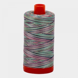 Marrakesh Variegated (3817) - Aurifil Mako 50 wt Cotton Thread - 1422 yds - Large Spool