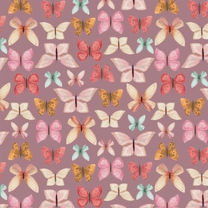 Petal Pixies | Spread Your Wings - Purple by Whistler Studios for Windham Fabrics | 54276-4 | Half Yard Quilting Cotton