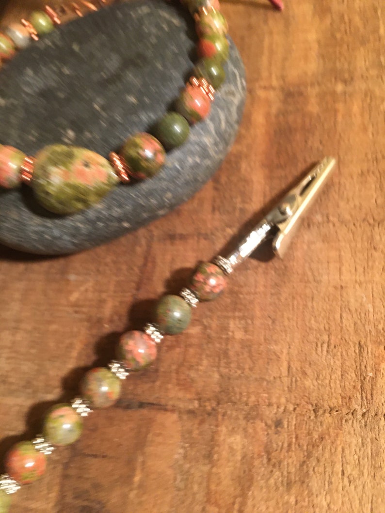 jewelry set unakite beads bracelet helper jewelry accessory beaded bracelet gift for her