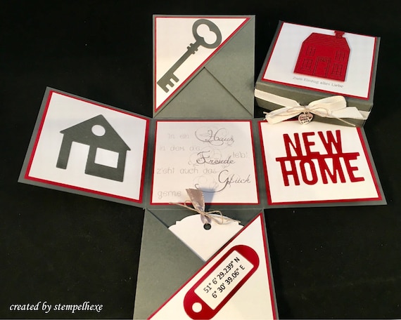 Geschenk Zur Einweihung Wohnung Haus Geldgeschenk Zum Etsy