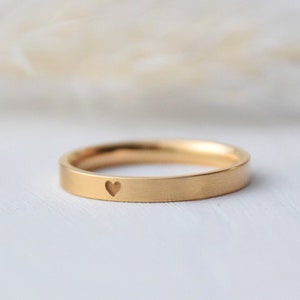 Wedding rings BE_MINE, ring set gold, wedding rings square