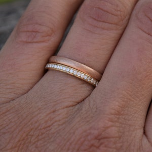 Wedding rings PURE_LOVE, wedding rings, ring set, gold and platinum image 7