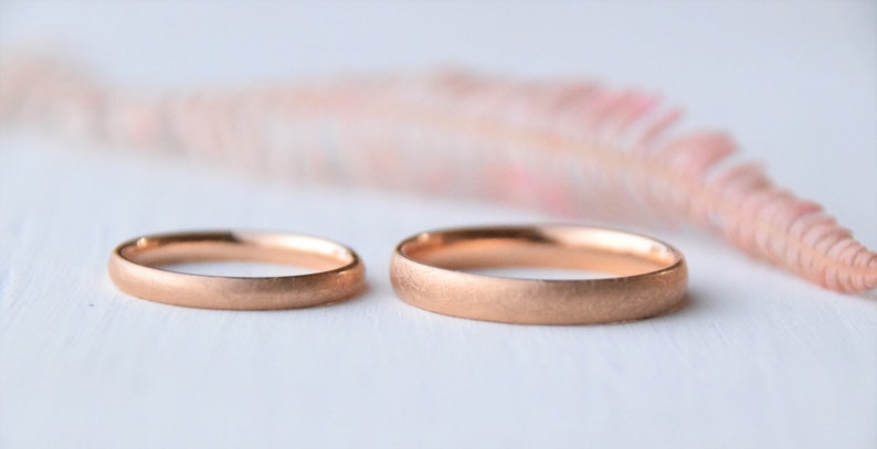 Wedding rings PURE_LOVE, wedding rings, ring set, gold and platinum image 4