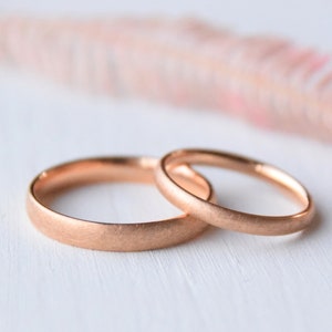 Wedding rings PURE_LOVE, wedding rings, ring set, gold and platinum image 3