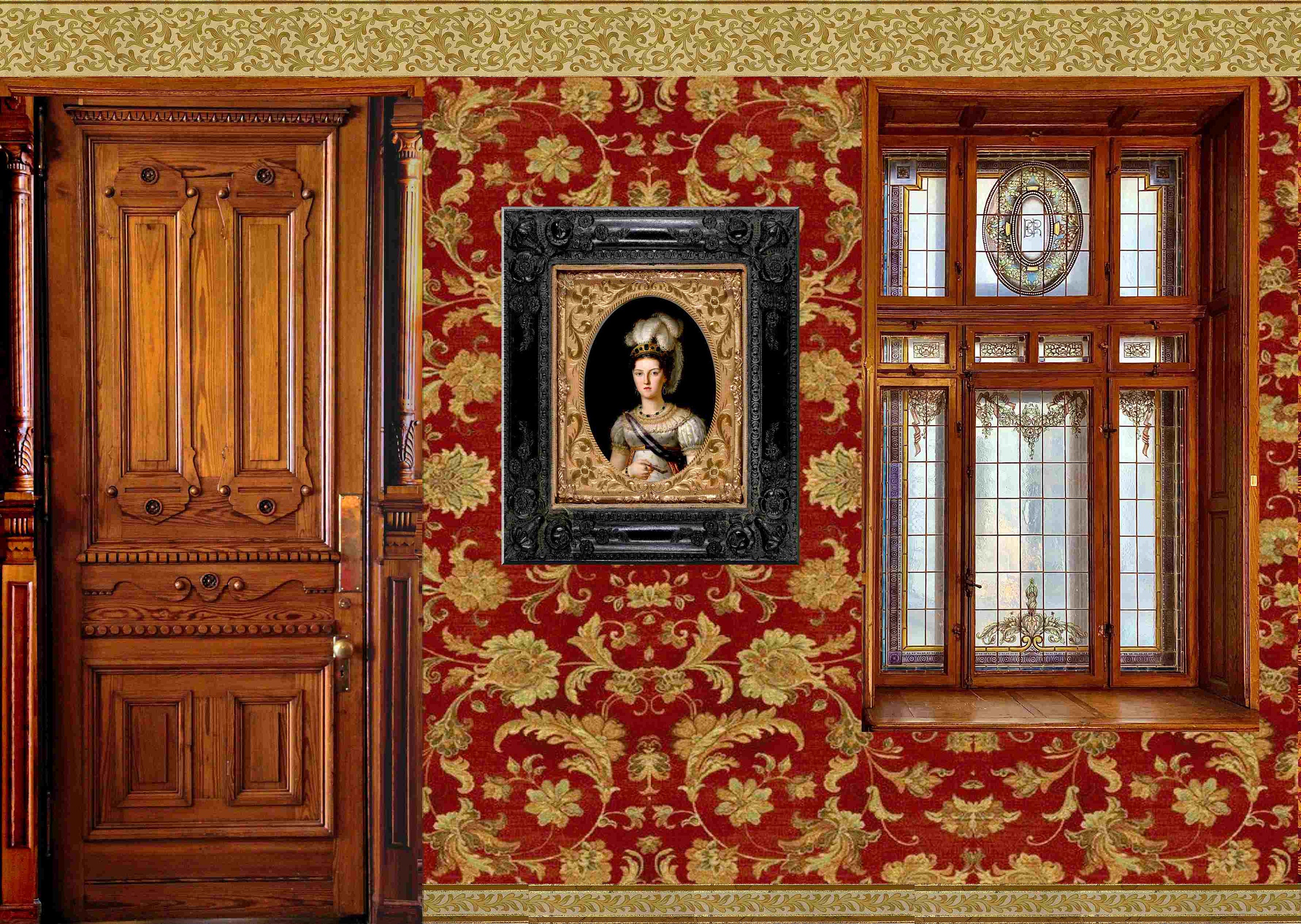 Victorian Dollhouse Wallpaper Printable Paper Dollhouse - Etsy