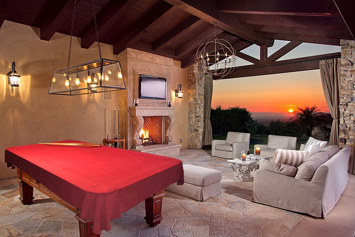 Custom Cloth Pool Table Cover 8 Ft Etsy