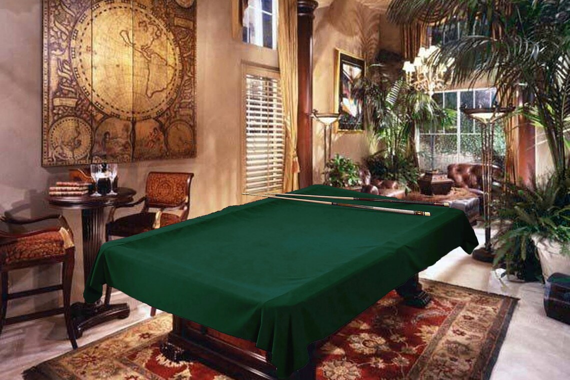 Custom Cloth Pool Table Cover 9 Ft Etsy