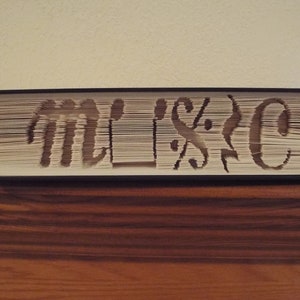 Handmade Musical Gift, Music lover, Friend Gift, Birthday Gift,  Music Fan, Handmade Band Gift, Unique Music Gift, Music Teacher Gift