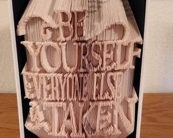 Be Yourself, Motivation, Encouragement, Friend Book Gift, Support for Young Adult