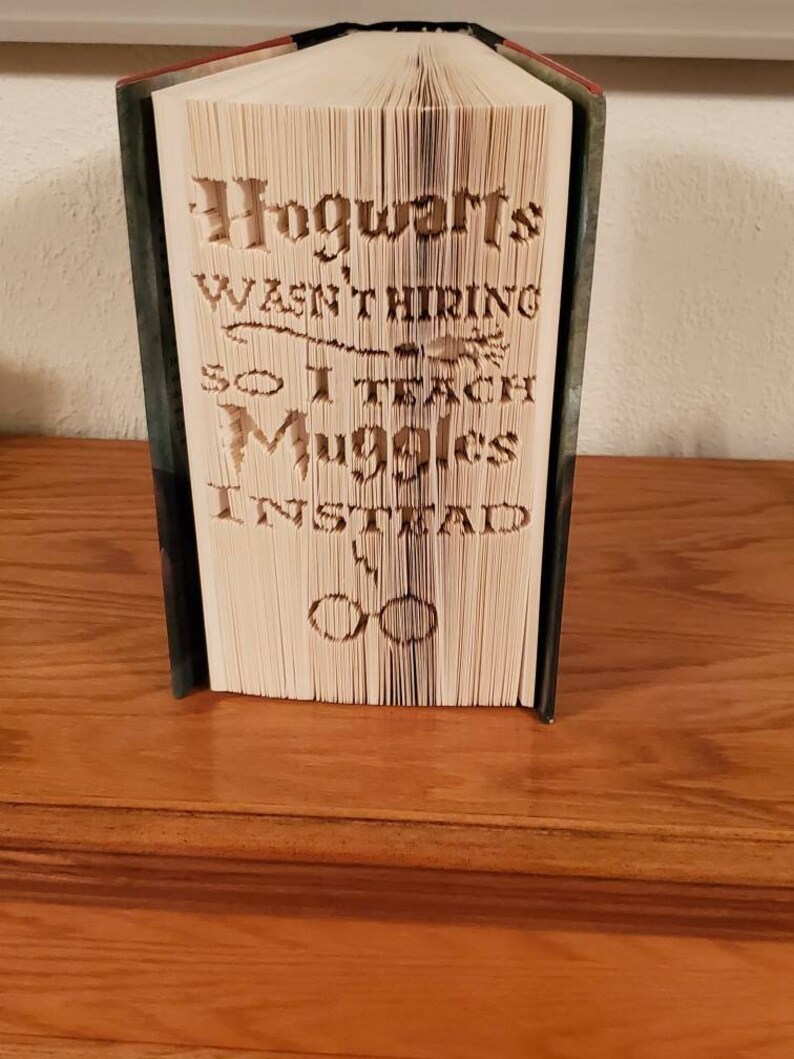 Muggle Teacher Harry Potter Inspired Hogwarts Gift Unique Etsy