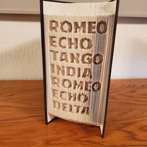Retired Military/ Unique Military Retirement Gift ,Military Handmade,Military Service, Book Art