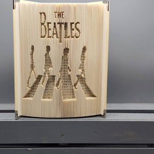 Abbey Road, Beatles Fan, Beatles Love, Unique Beatles Gift, Handmade Beatles Gift, Beatles Thank You, Beatles Book Art