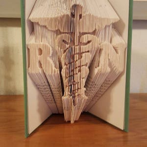 Nurse, RN, Nurse Thank you, New Nurse, Nurse Gift, Unique Nurse Gift, Handmade Nurse Gift, Nurse Book Art, Nurse Love