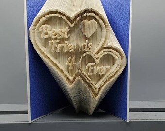 Libro de arte para mejores amigas, regalo único hecho a mano