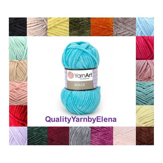 Dolce YARN ART 100 Micropolyester 100g 120m 1312 Yards Etsy