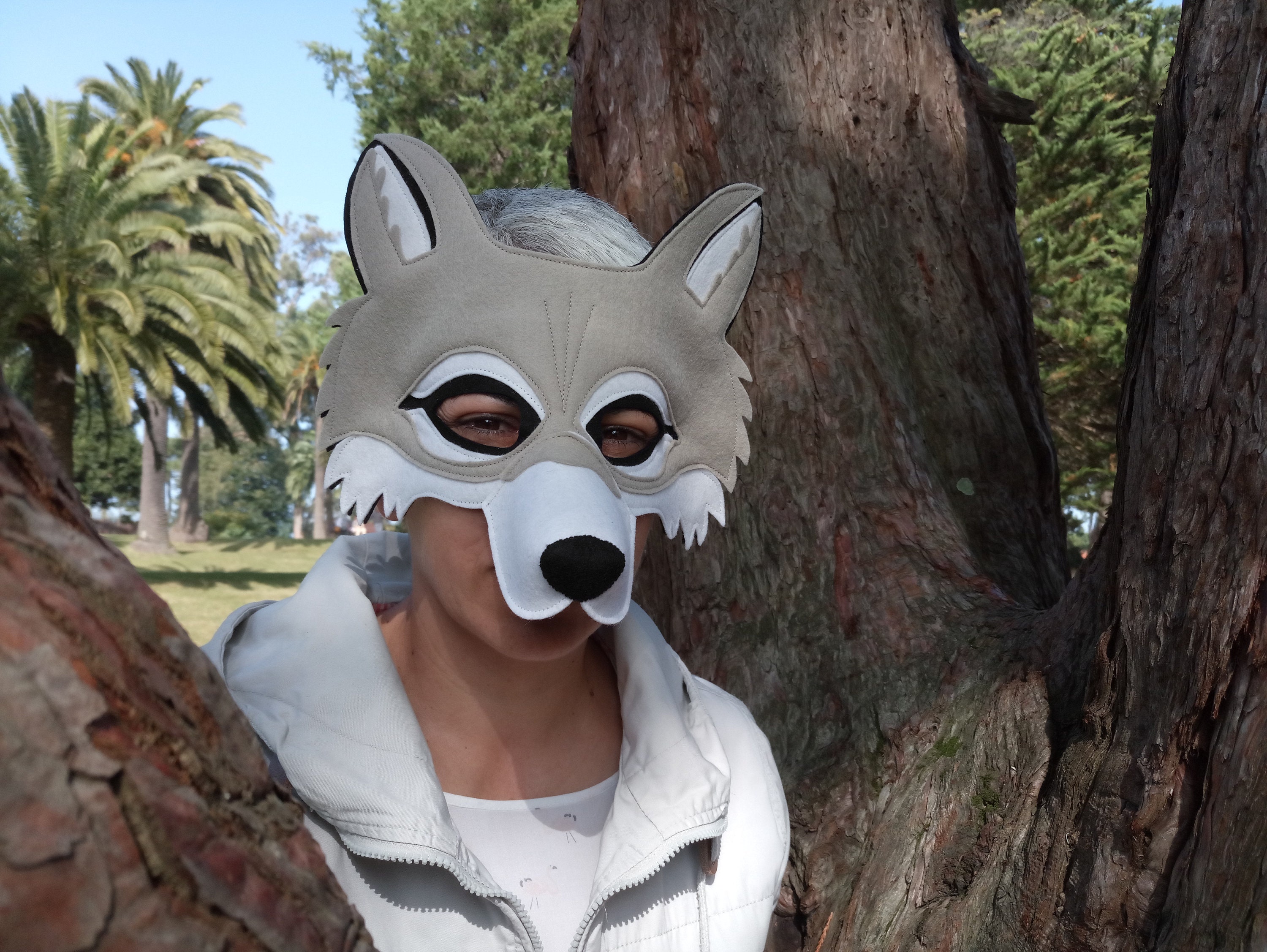 Wolf Dog Therian Mask 