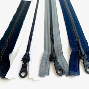 YKK Reißverschluss Metall teilbar marine schwarz 25-80cm verschiedene Längen Jacken Bild 7