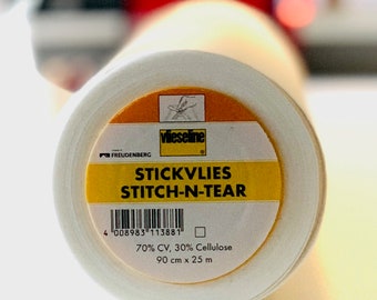 1m Vlieseline® Stickvlies 314  Stich-N-Tear  Freudenberg ausreißbar Vlies