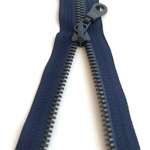 YKK Reißverschluss Metall teilbar marine schwarz 25-80cm verschiedene Längen Jacken Bild 6