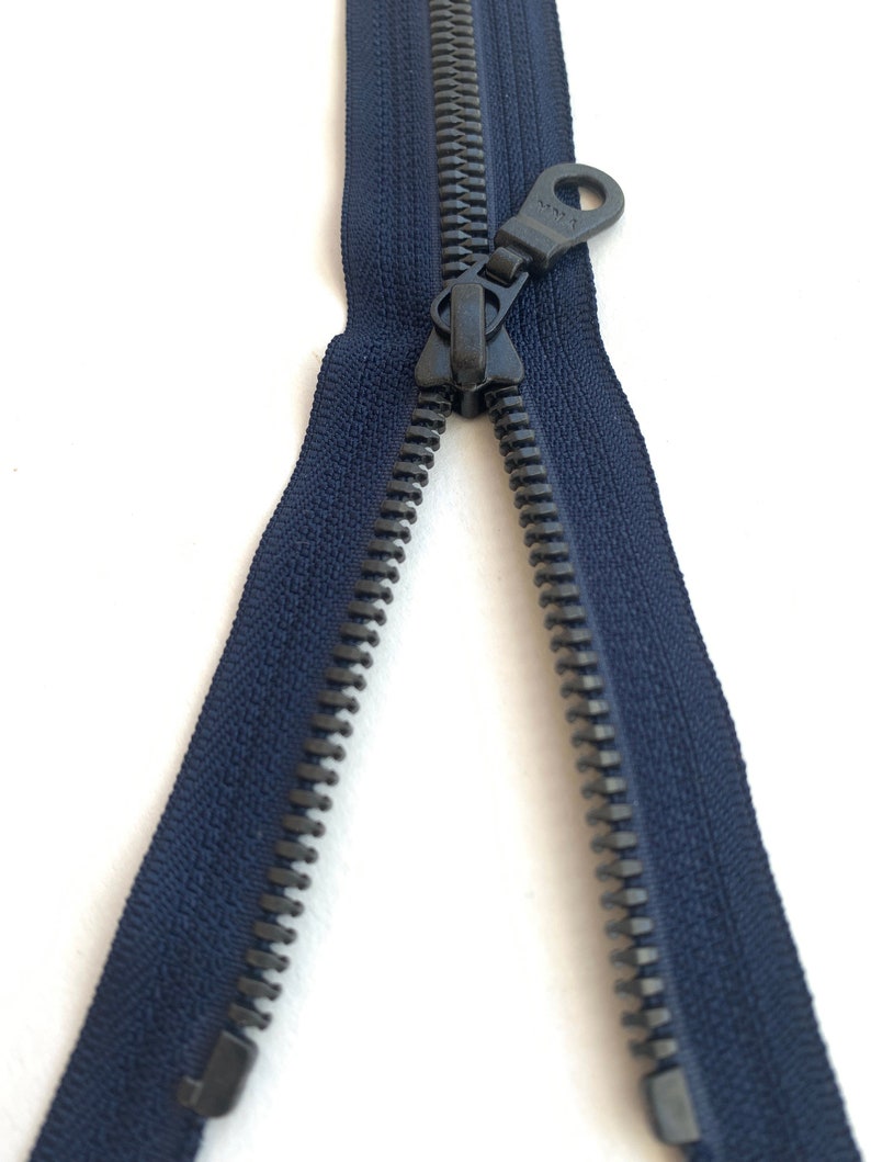 YKK Reißverschluss Metall teilbar marine schwarz 25-80cm verschiedene Längen Jacken Bild 6