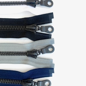 YKK Reißverschluss Metall teilbar marine schwarz 25-80cm verschiedene Längen Jacken Bild 3