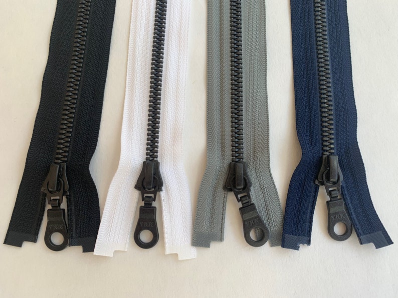 YKK Reißverschluss Metall teilbar marine schwarz 25-80cm verschiedene Längen Jacken Bild 9