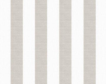 Cotton Westphalian fabrics beige white, stripes 2 cm