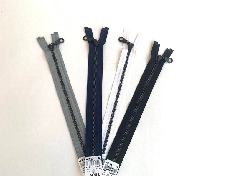 YKK Reißverschluss Metall teilbar marine schwarz 25-80cm verschiedene Längen Jacken Bild 8