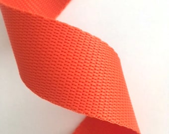 Gurtband orange Breite 3 cm