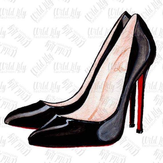 black red bottom heels