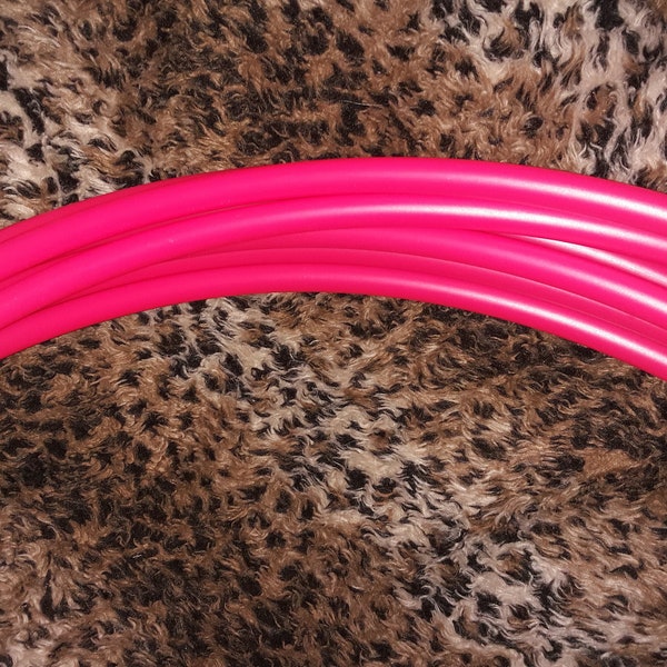 3/4" 5/8" neon pink uv reactive polypro hula hoop dance hoop