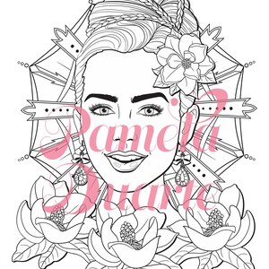 Woman With Magnolias