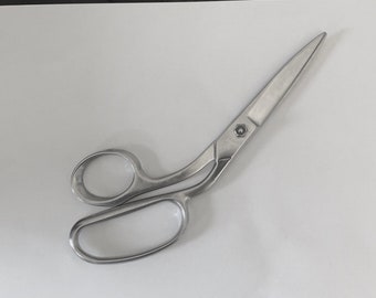 Ergonomix 502 HU 8" Handles Bent Up Leather Shear/Scissors with a Free Sharpening Certificate