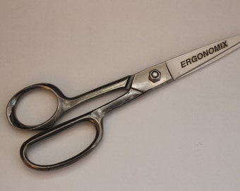 Ergonomix 502 8" Heavy Duty Smaller Handle Brand New Leather Shear/Scissor with a Free Sharpening