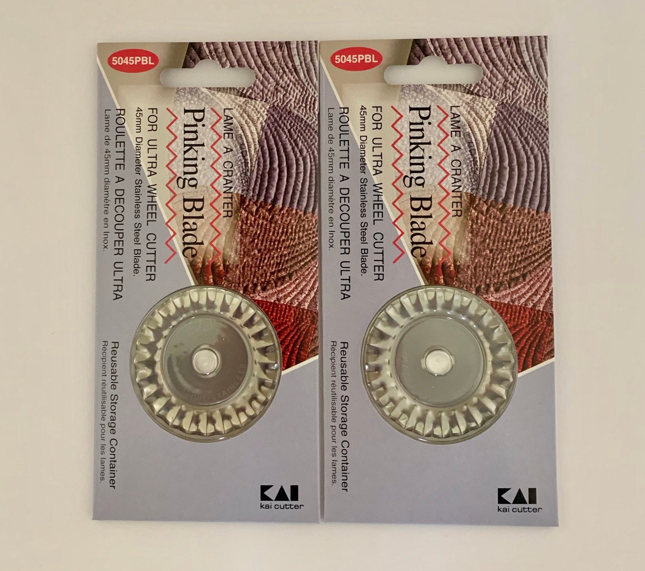 KAI 5045pbl 45mm Rotary Cutter Pinking Blades 2 Blades to a Etsy