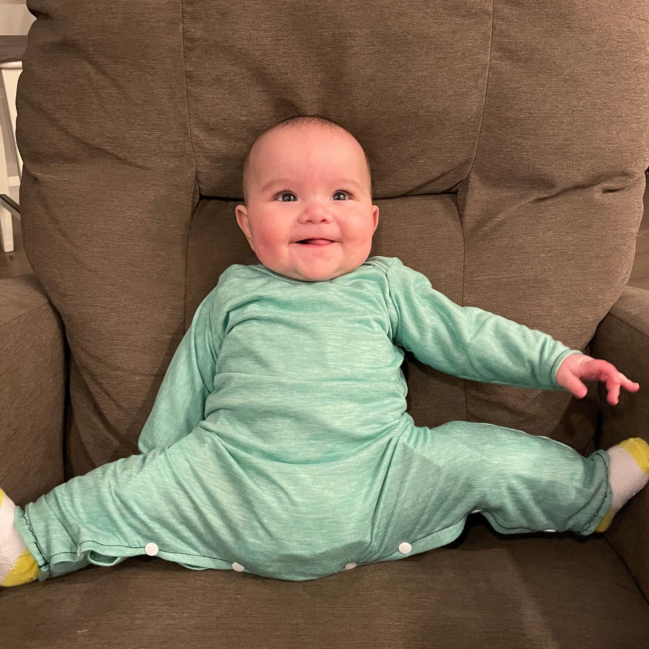 Long Sleeve Pavlik Harness Bodysuit for Infants With Hip Dysplasia Etsy