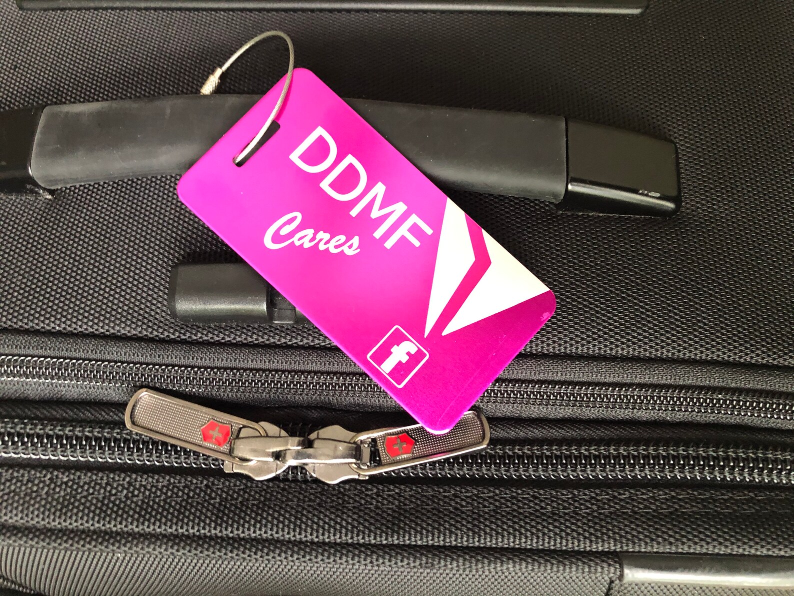 Custom Engraved Delta Diamond Medallion Flyer CARES Luggage Etsy