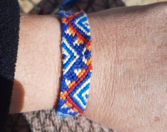 Bracelet de l'amitié noué fait main | Bracelet tressé en coton
