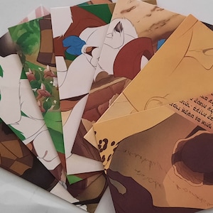 7 Upcycled handgemaakte enveloppen
