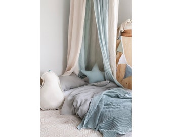 Soft linen duvet cover, linen bedding , linen for baby