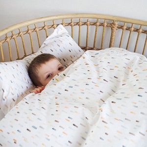 Cotton baby bedding confetti, Kinderbettwäsche, Bettwäscheset, Kids Bedding set, baby bedding Single Duvet Cover for Kids, cotton zdjęcie 3