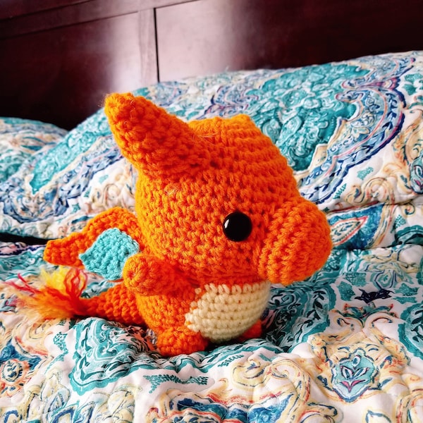 Charizard Pokemon Crochet Amigurumi Plushie Handmade