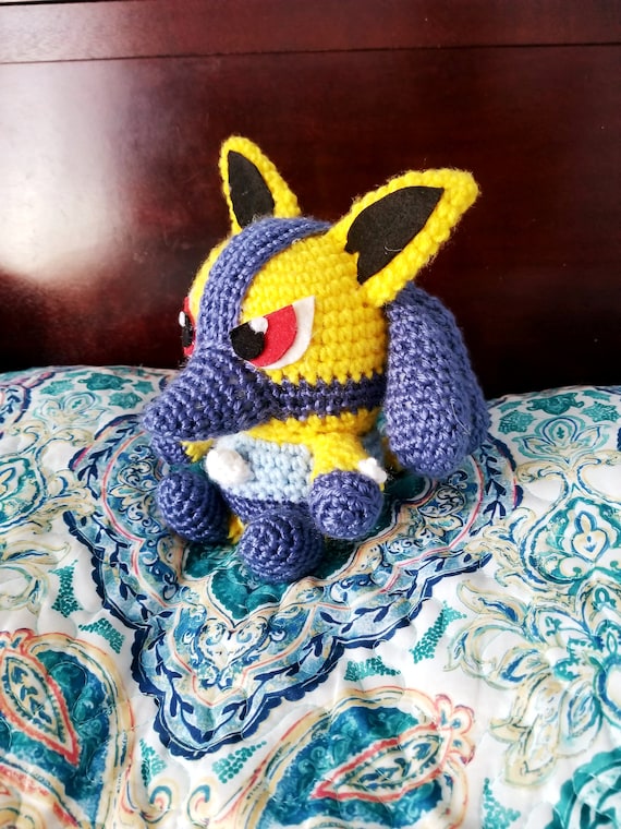 Lucario Pokemon Crochet Pattern 