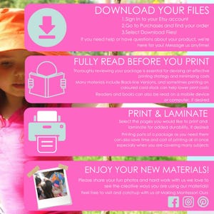 Montessori Leaf Cabinet 3 Part Cards PDF - Etsy